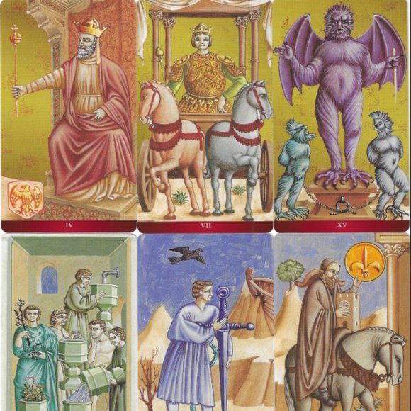 Dante Tarot NEW Sealed Lo Scarabeo - Picture 6 of 11